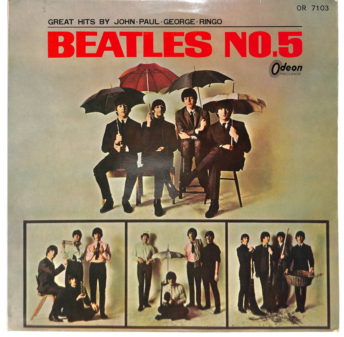 レア極美品! 1966年 オデオン赤盤 1700円盤 ビートルズ NO.5 レア極美品! 1966年 オデオン赤盤 1700円盤 ビートルズ NO.5 The