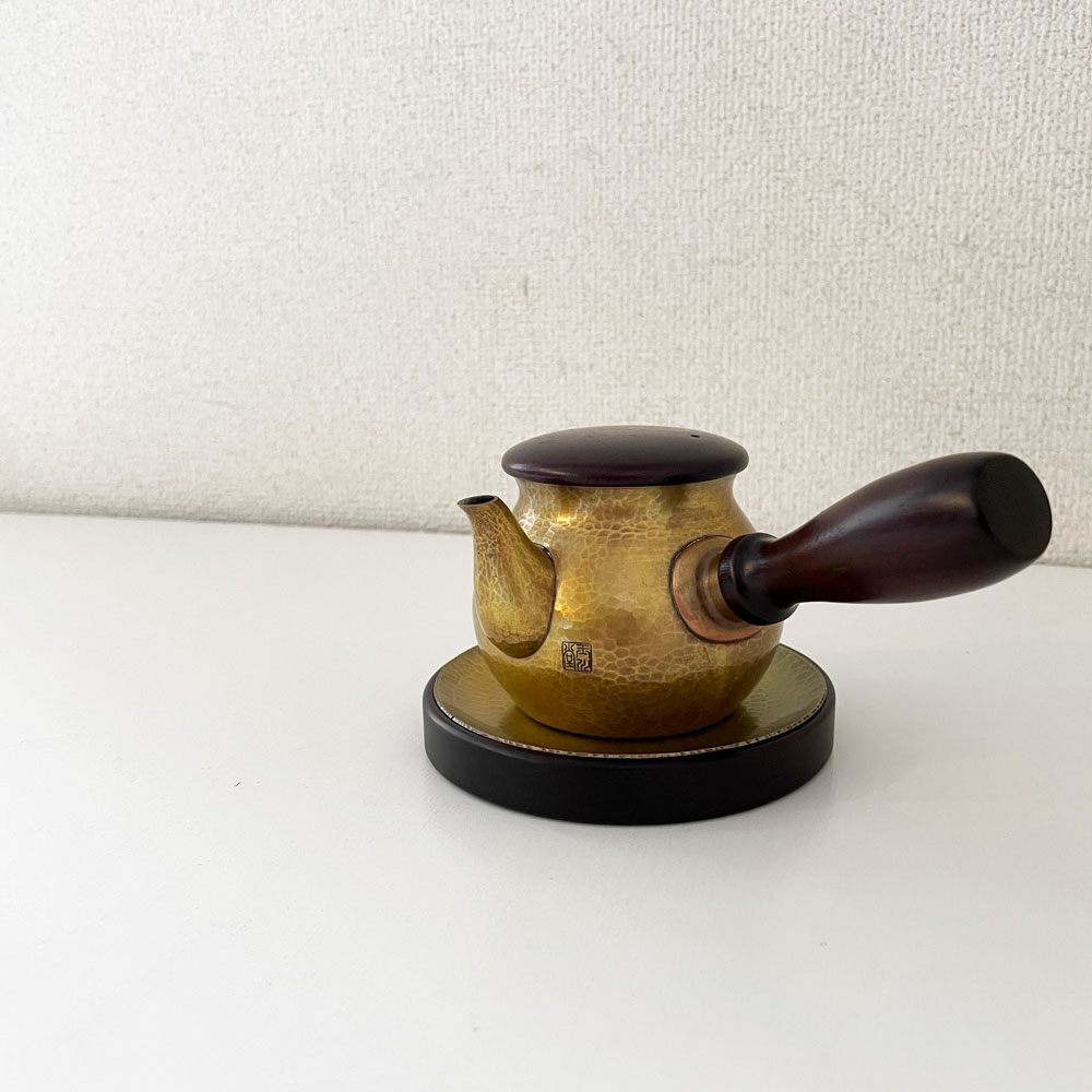 レトロ！ 伝統的工芸 越後燕槌起銅器 湯沸し 未使用品 Yahoo!オークション -「燕鎚起銅器」の落札相場・落札価格
