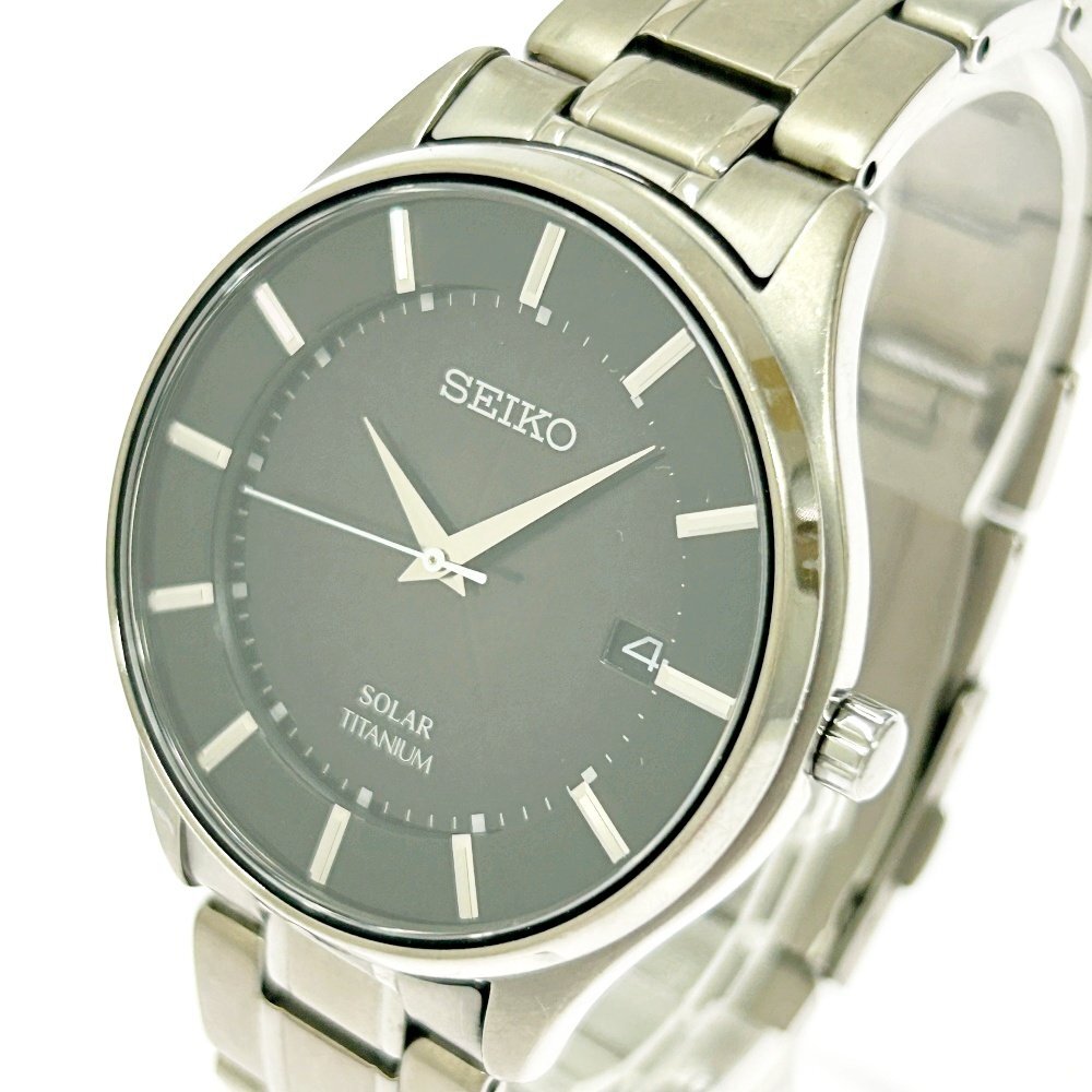 セイコー　SEIKO☆ソーラー　チタン☆メンズ☆状態良好☆V157-0BX0 SEIKO v157のおすすめ人気商品一覧 通販 - Yahoo!ショッピング