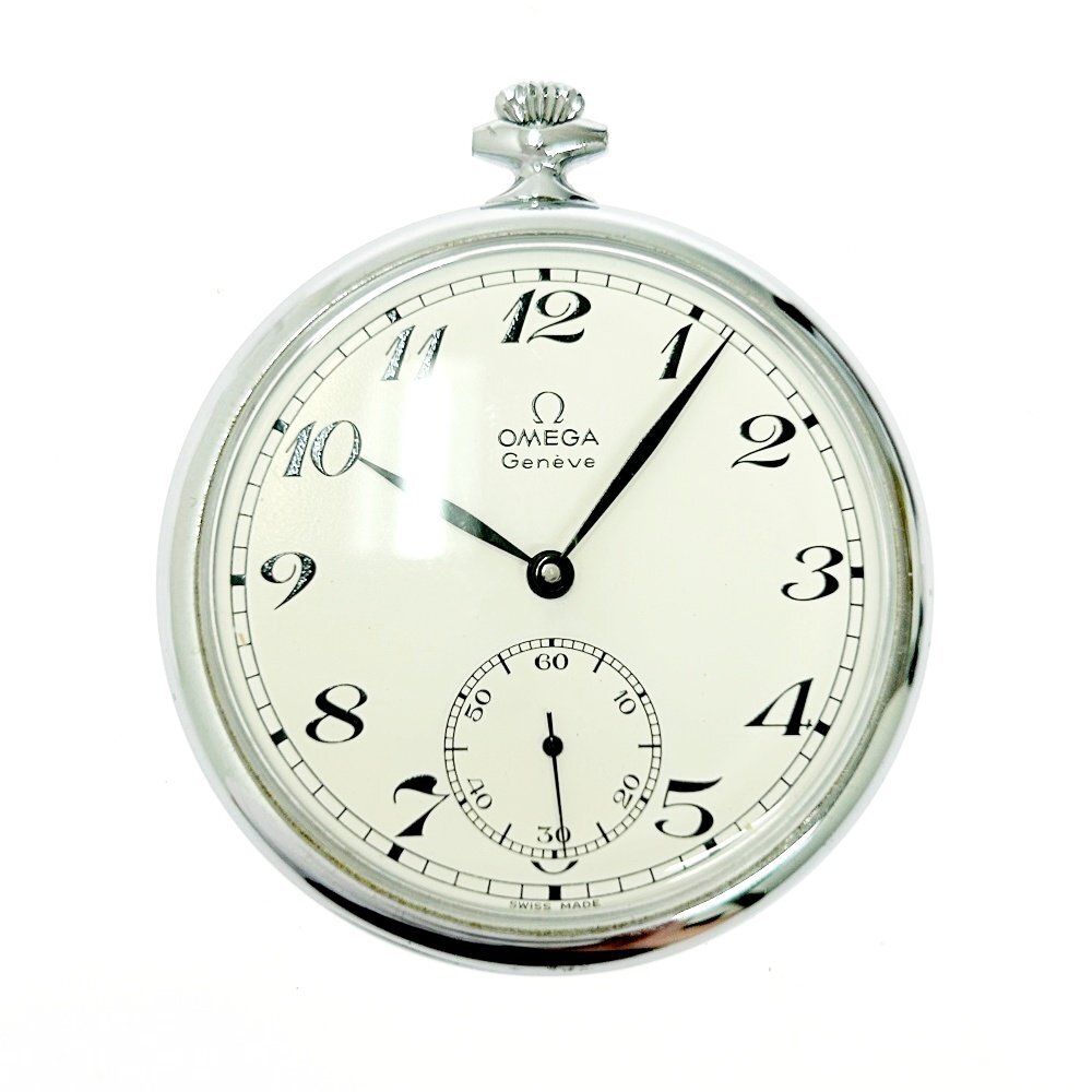 OMEGA Geneve 手巻き時計 シルバー　ジャンク Yahoo!オークション -「オメガ ジュネーブ 手巻き」の落札相場