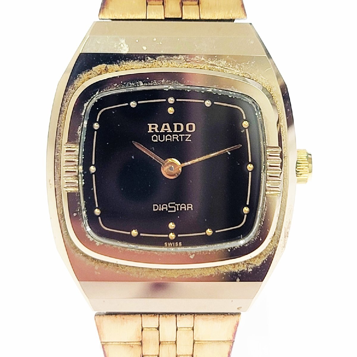 ☆ラドーダイヤスターレディース美品中古品☆ RADO DIASTAR レディース腕時計 ラドー ダイヤスター ゴールド