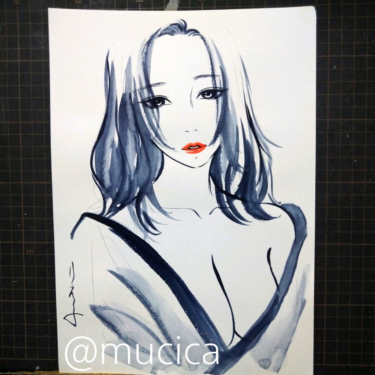 専用　絵画　原画　水彩画　手描きイラスト　ドローイング 専用 手描きイラスト 原画 銀髪くん 水彩画 ドローイング