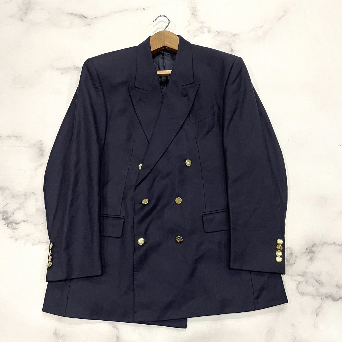 美品 バーバリー 紺ブレ テーラードジャケット 金ボタン ウール XL 2025年最新】Yahoo!オークション -バーバリー ブレザー 金ボタン