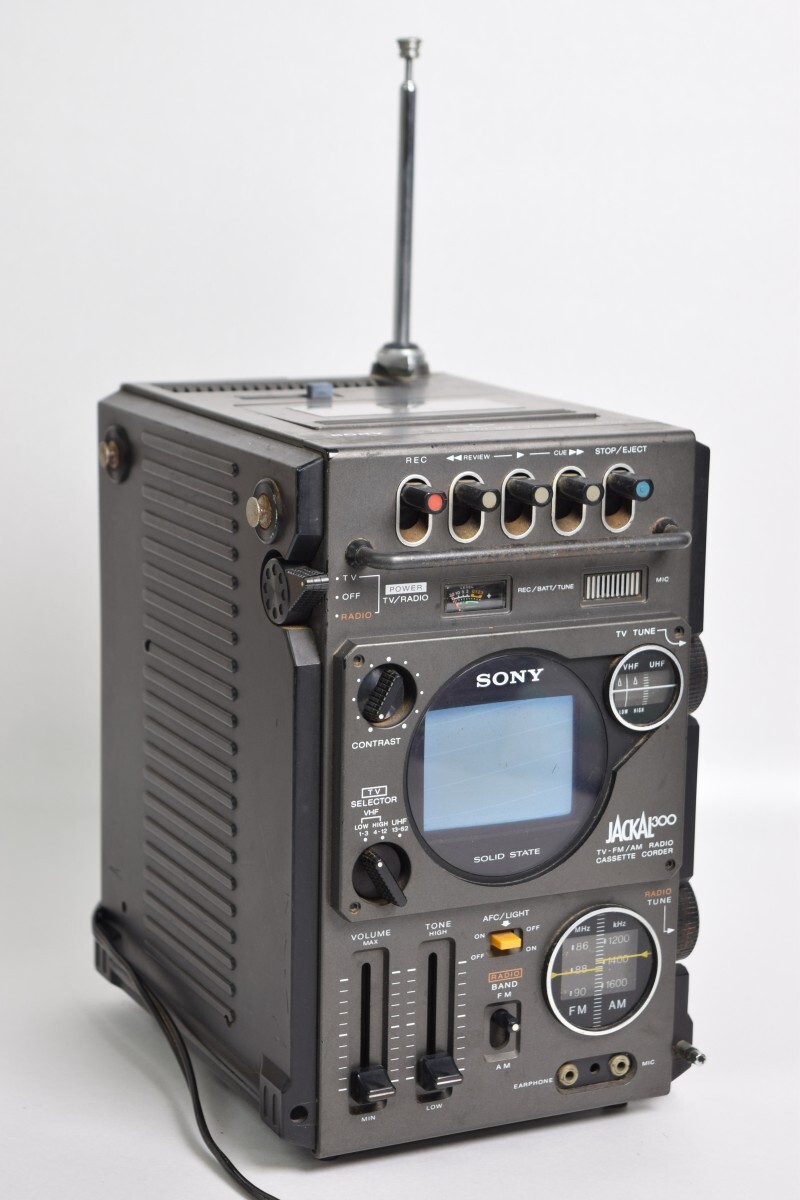 SONY ソニー FX-300 JACKAL 300 テレビ一体型ラジカセ The Sony FX-300 Jackal: A Holy Grail technological marvel of