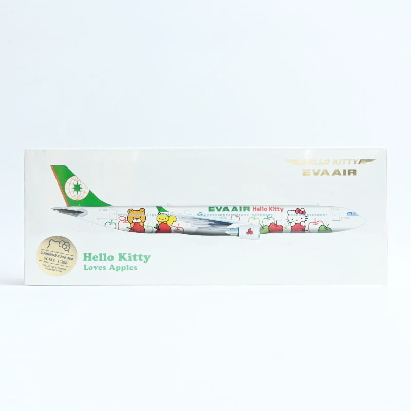 日*1様 ☆レア☆ハローキティ EVAAIR エバ航空　冬　根付 ストラップ　季 エバー航空（EVA/BR） 『ハローキティジェット』 エアプレーン