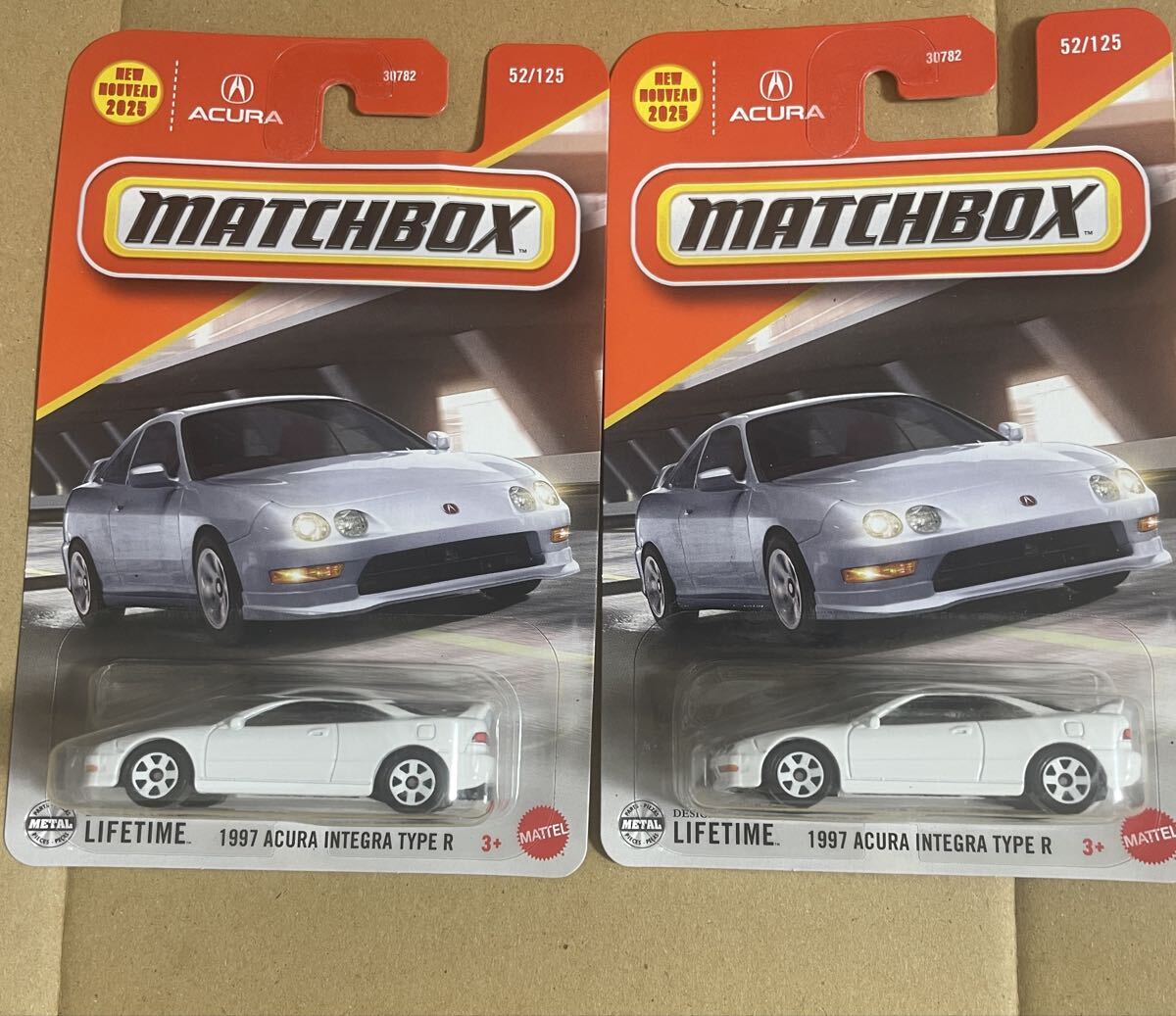 マッチボックス アキュラ インテグラ タイプR 右ハンドル左ハンドルセット マッチボックス アキュラ インテグラ タイプR 右ハンドル左