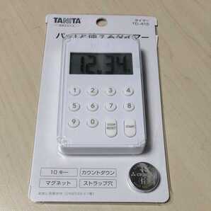 ◎TANITA デジタルタイマー100分計 TD-415 ホワイト