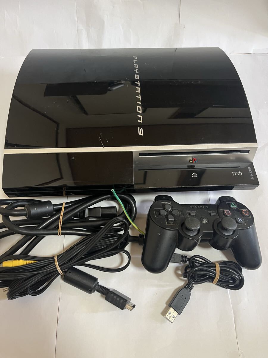 【ジャンク品】PlayStation3 CECHL00 80GB +ソフト付き SONY PS3 CECHL00 80GB 本体 すぐ遊べるセット 選べる3色 中古