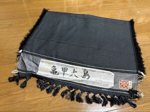 米沢紬 お召し 男着物 反物 正絹 アンサンブル 新古品 紺色 yzk555