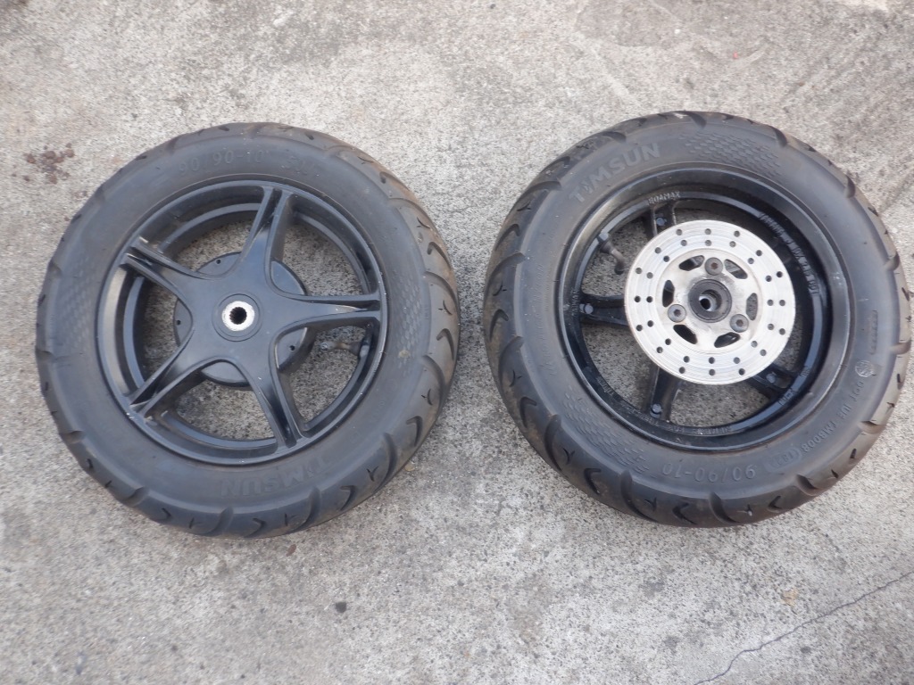 SA39J JOG 前後ホイール　黒 2025年最新】Yahoo!オークション -sa39j ホイールの中古品・新品