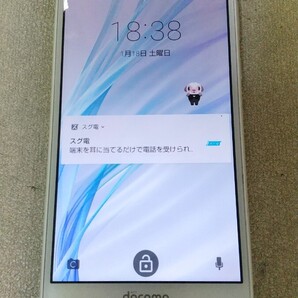 S3531 SIMフリー docomo AQUOS sense SH-01K SHARP シャープ簡易確認&簡易清掃&初期化OK 判定〇送料無料Webにて解除手続き受付済み