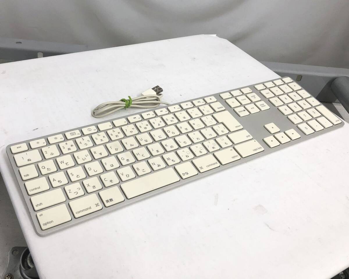 Apple - Apple アップル 純正品 USB有線キーボード 5台 MAC Apple アップル 純正 有線 キーボード 英語配列 テンキー
