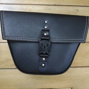 PUレザーサイドバック サドルバック ツールバック SR400 ハーレー スポーツスター クルーザー スクーター