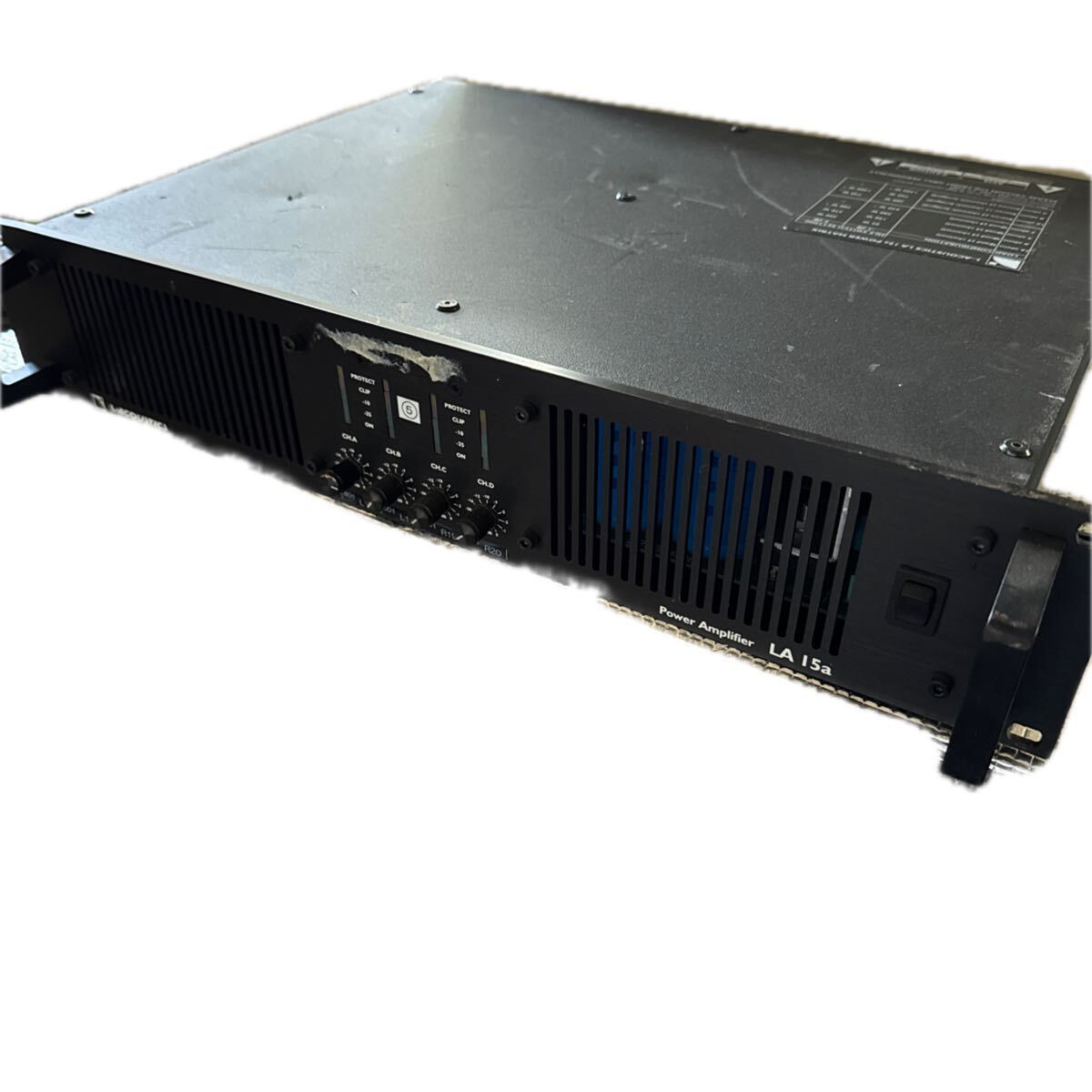 動作OK パワーアコースティック 2chパワーアンプ 最大定格170W 動作OK パワーアコースティック 2chパワーアンプ 最大定格170W