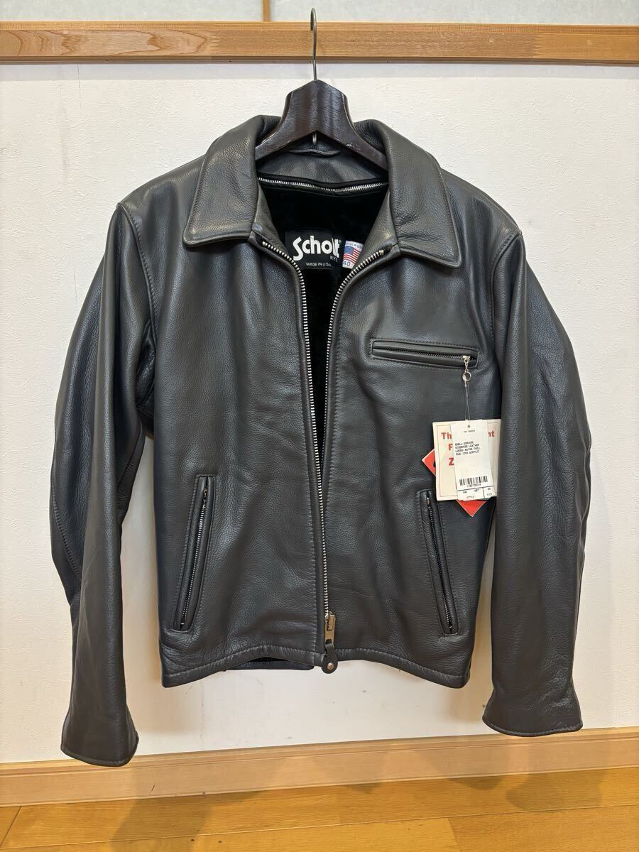 極美品/現行モデル/42インチ✨ショット シングルライダース レザージャケット Y'2 LEATHER ワイツーレザー HVR-42 シングル ライダース