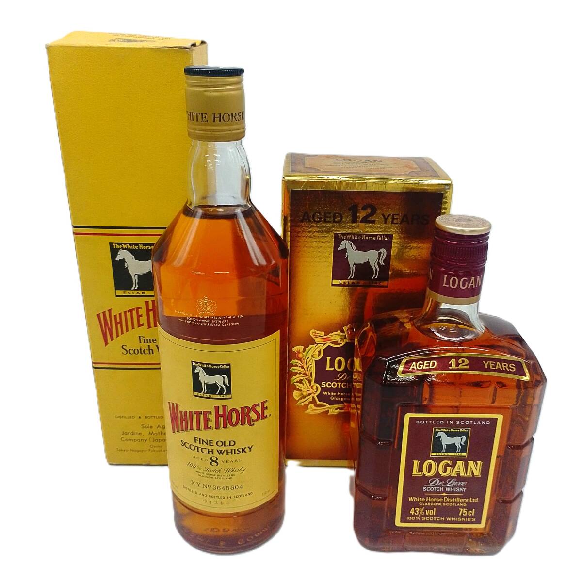 ジョニーウォーカーホワイトホース8年カティサーク ウイスキー3本セット ジョニーウォーカーホワイトホース8年カティサーク ウイスキー3