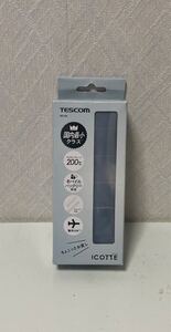 709i2424 テスコム ヘアアイロン USB給電式 10mm コンパクト セラミックコーティング 海外対応 ホワイト ISC100 W