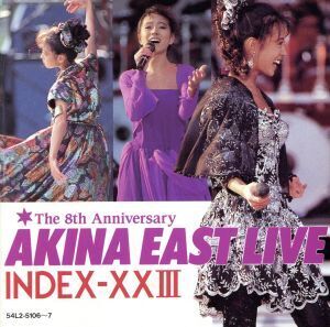 AKINA EAST LIVE =INDEX-XXIII=(2GOLD CD)/中森明菜