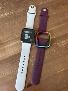 美品 Apple Watch アップルウォッチ Series4 ステンレスケース ゴールド 44ミリ GPS 44ケース CASETiFY ベルト ケースティファイ