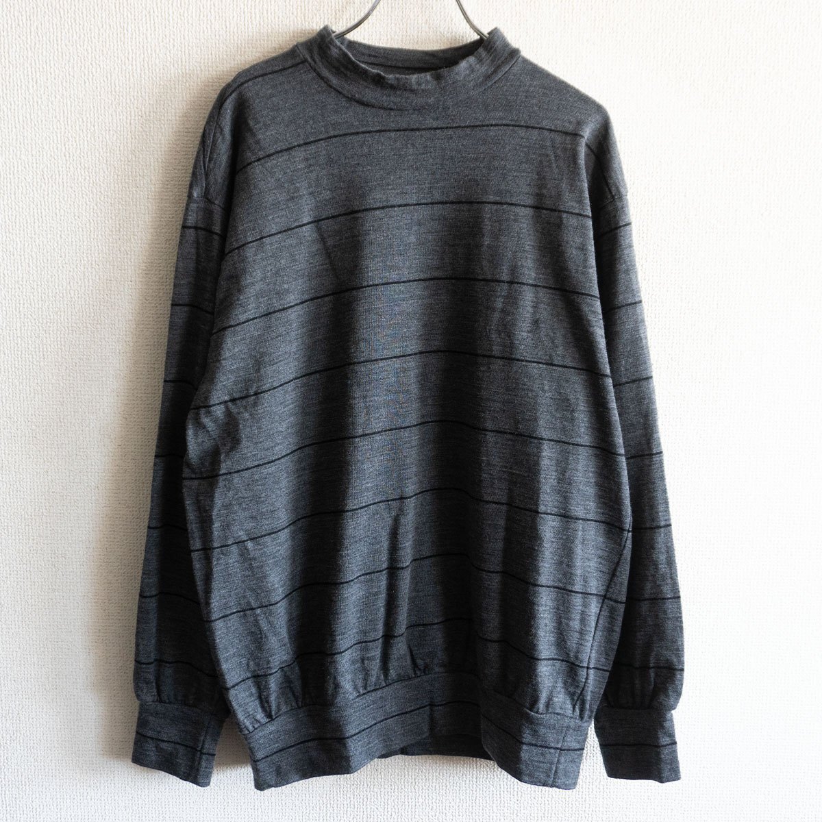 90s コムデギャルソンオム　田中オム　切替ニット　メンズ　グレー 90s コムデギャルソンオム 田中オム 切替ニット メンズ グレー