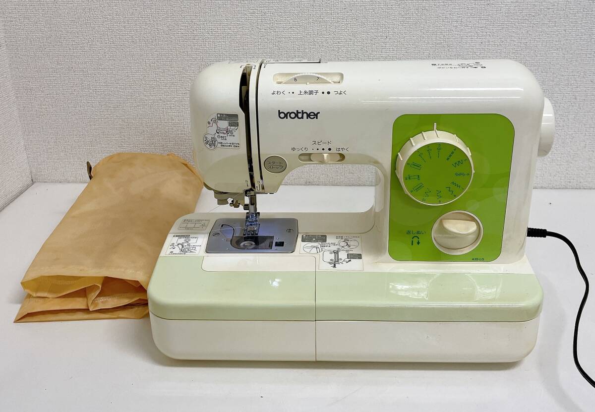 brother 家庭用コンパクト電子ミシン ELU52 A35-LG　グリーン A35-LG | 一般用ミシン | 家庭用ミシン | ブラザー