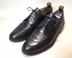 【即決価格落札で送料無料】5315■CLERGET/クレルジェ/フランス■Uチップ/スプリットトゥ/マッケイ/ハンドクラフトシューズ/28cm■