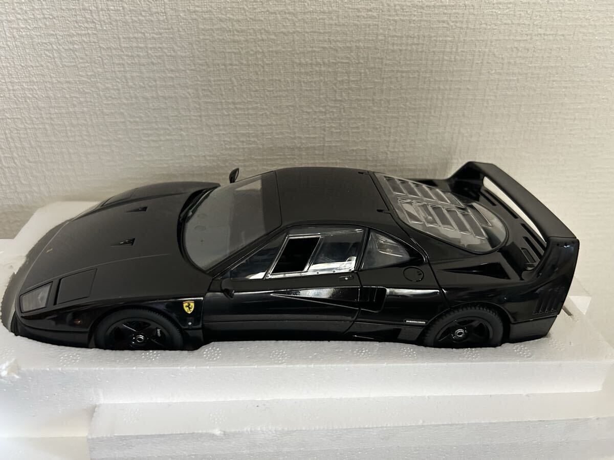 値下げ 【完全未開封】 京商 フェラーリF40 1/12 ブラック 稀少品 京商 1/18 フェラーリ F40 ブラック