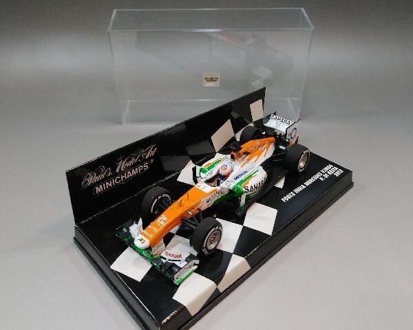 ミニチャンプス 1/43 フォースインディアVJM05 ビアンキ ジャンク品 ミニチャンプス 1/43 フォースインディアVJM05 ビアンキ