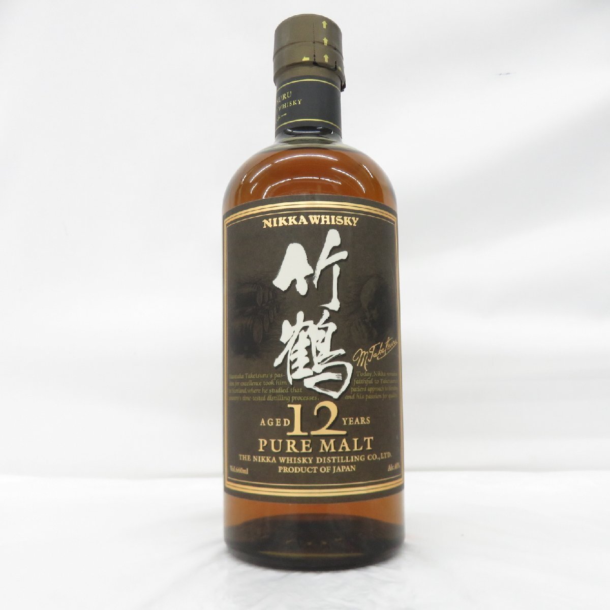 【美品/未開栓】NIKKA 竹鶴 12年 ピュアモルト 660ml 酒の細井 / ニッカ 竹鶴 12年 ピュアモルト 40% 660ml
