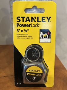 STANLEY スタンレー 3 X 1/4インチ POWERLOCK KEY TAPE メジャー(39-130) キーホルダー ガレージ