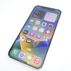 【ジャンク】iPhone12 64GB ホワイト Appleストア版 画面割れ 背面割れ バッテリー非正規修理 不具合品 部品取り用