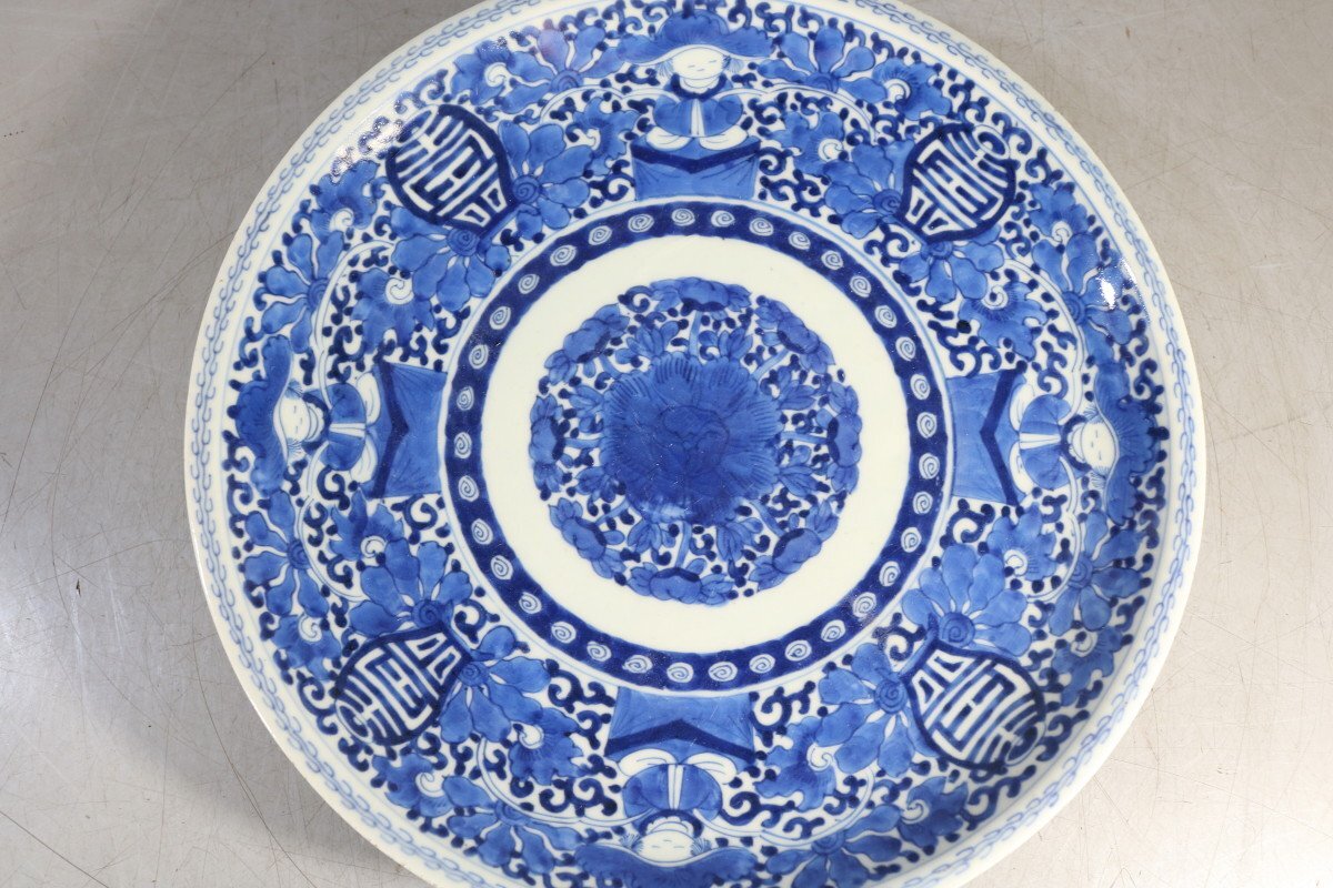 ♥値下げ！♥伊万里　地図皿　大皿　４０ｃｍ　天保年製　骨董　古玩 ♥伊万里 地図皿 大皿 40cm 天保年製 骨董 古玩 2025年最新