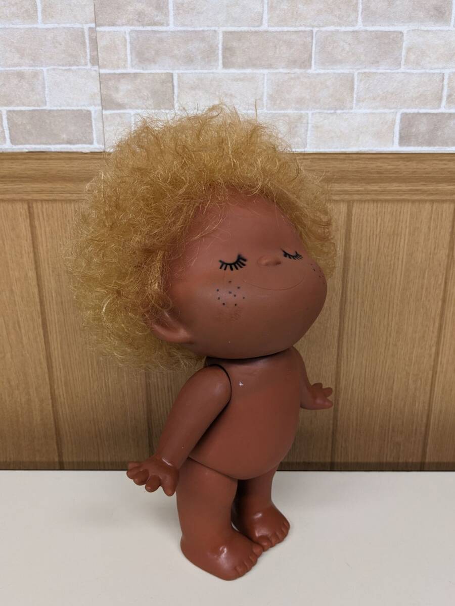 未使用 水森亜土 ヴィンテージ 人形(ソフビ)デニム①の③ 未使用 水森亜土 ヴィンテージ 人形(ソフビ)デニム①の① - メルカリ