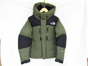 THE NORTH FACE ND91950 ノースフェイス バルトロライトジャケット Mサイズ ダウンジャケット カーキ 保存袋付き 中古品◆8121