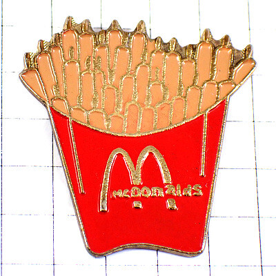 非売品 マクドナルド ドナルド フライドポテト ピンバッチ シンプロット社 非売品 マクドナルド ドナルド フライドポテト ピンバッチ シン