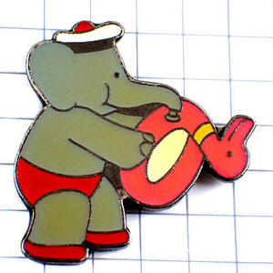 значок * Babar the Elephant . дом утка a Hill. надувной круг BABAR* Франция ограничение булавка z* редкость . Vintage было использовано булавка bachi