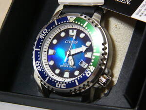 激レア!!CITIZEN プロマスターエコドライブ ダイバー MARINE UNITE with BLUE BN0166-01L