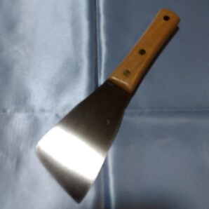 金ベラ 新築 特大(約80mm) ハガネ コーキングヘラ シーリングヘラ