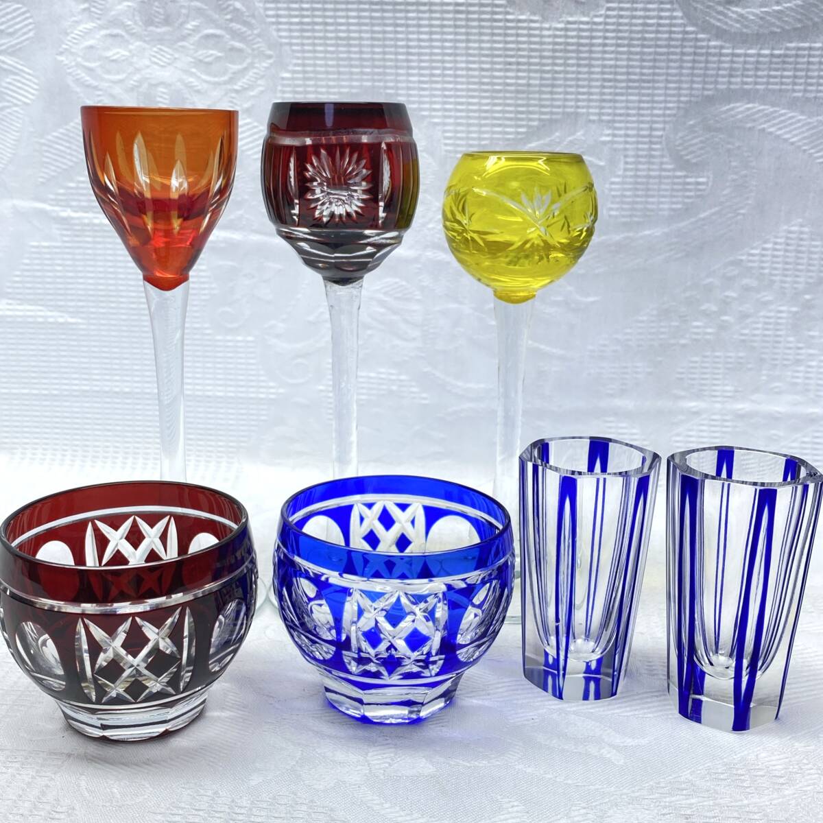 ★新品未使用レア★江戸切子リキュールグラス Yahoo!オークション -「切子リキュールグラス」(工芸品) の落札