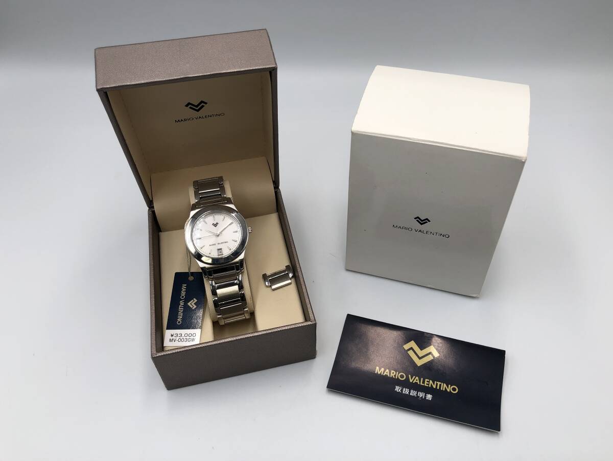 ★希少 80s 未使用 SEIKO製 マリオ•バレンチノ QZ 日本製 腕時計 JA-0859| セイコー Chronos クロノス 80年代ヴィンテージ