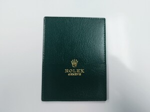 ROLEX パスケース 0101.40.34 未使用 長期保管品 緑 カードケース 年代不明 付属品 純正 送料別 希少 美品