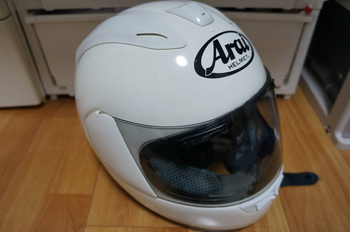 Arai アライ　RX-7RR3 ヘルメット　シルバー　57-58cm Arai アライ RX-7RR3 ヘルメット 57-58cm ホワイト Arai - Arai
