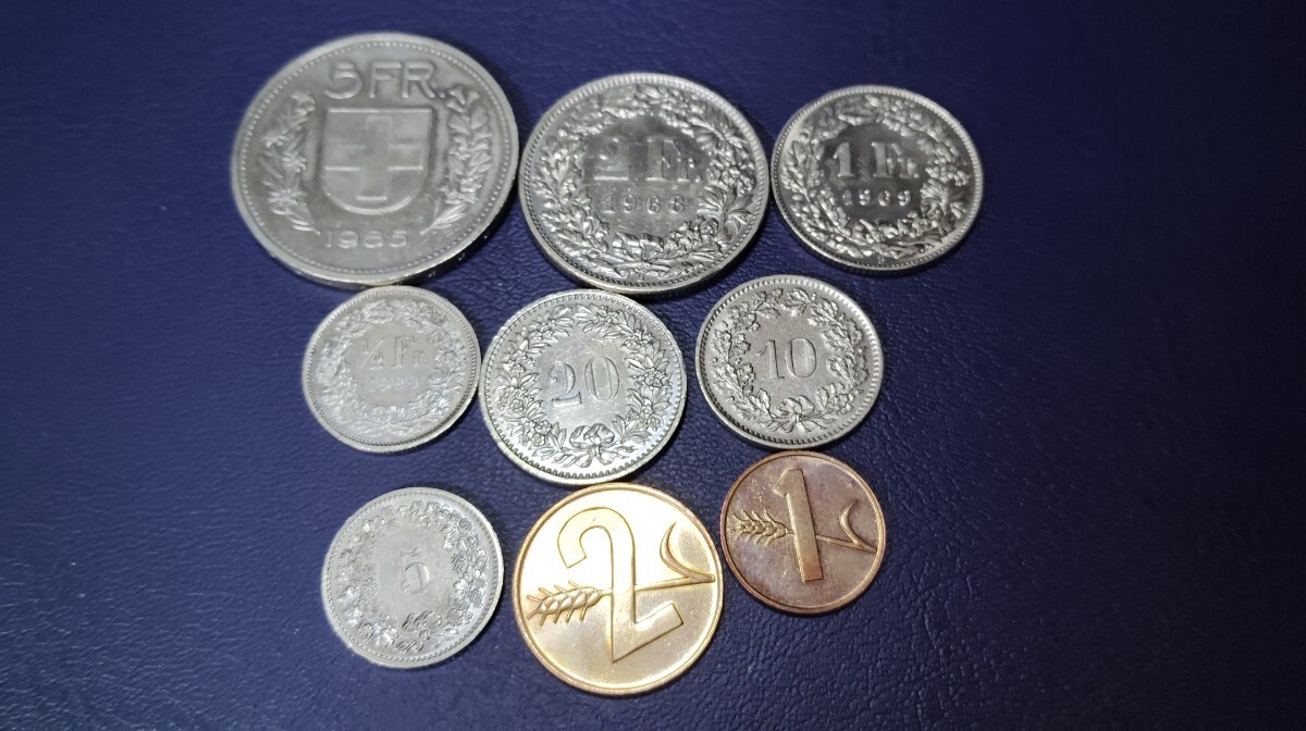 スイスフラン【現行不可能】 スイスフラン【現行不可能】 スイスフラン【現行不可能】 1976年