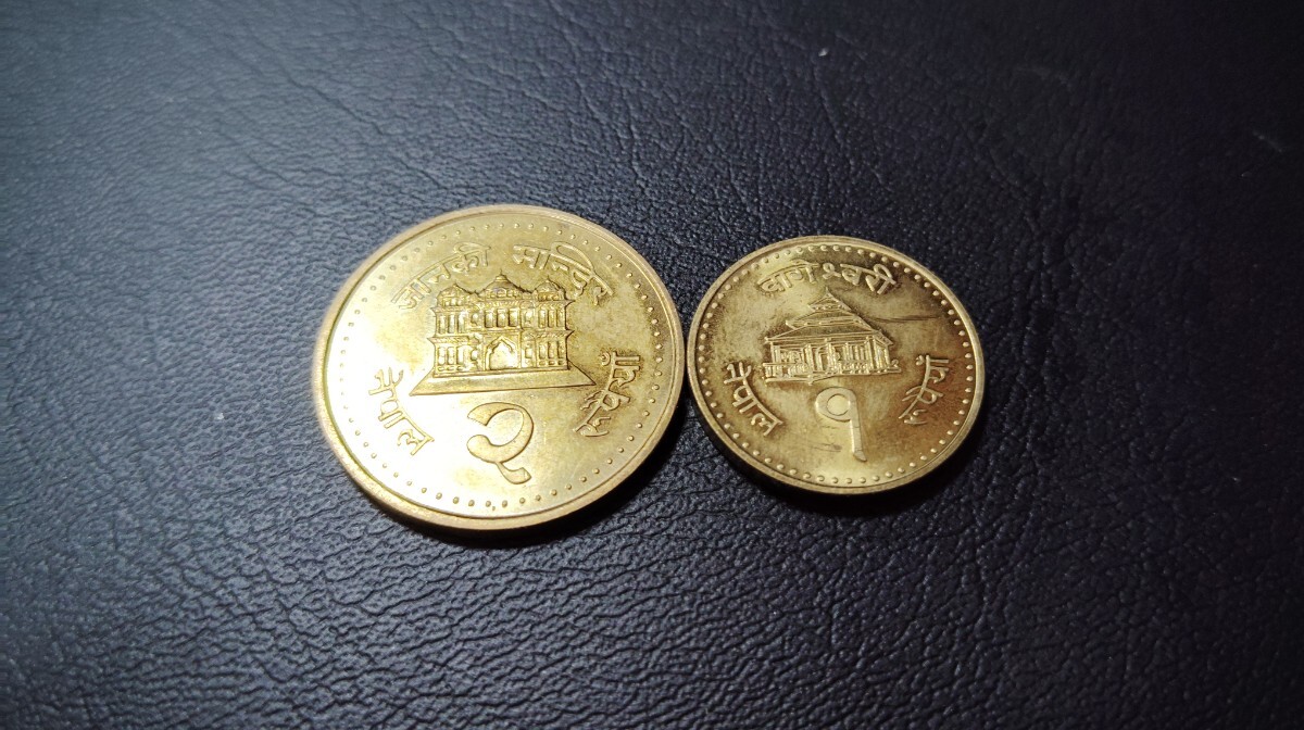 ネパール1ルピー銀貨☆1932年／未使用／PCGS MS63／アンティーク 1922年　ネパール　Ashraphi金貨