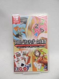 ☆6272 未開封品 THE バラエティゲーム大集合~金魚すくい・カード・数字パズル・二角取り~ -Switch