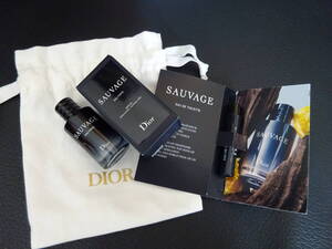 新品【Dior】【ソヴァージュ】「オードゥトワレ」10ml+1ml◆Dior巾着袋付