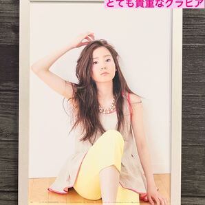 額装品★蓮沸美沙子①数少ない蓮沸さんの貴重なグラビアショット★べっぴんさん★鋼の錬金術師★転校生★当時印刷物★A4額入り