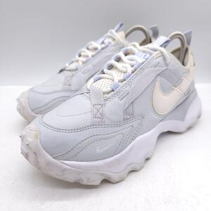 NIKE TC 7900 PRM 2 ナイキ スニーカー 24cm ライトグレー FB8941-043 ストリート クリーニング済み