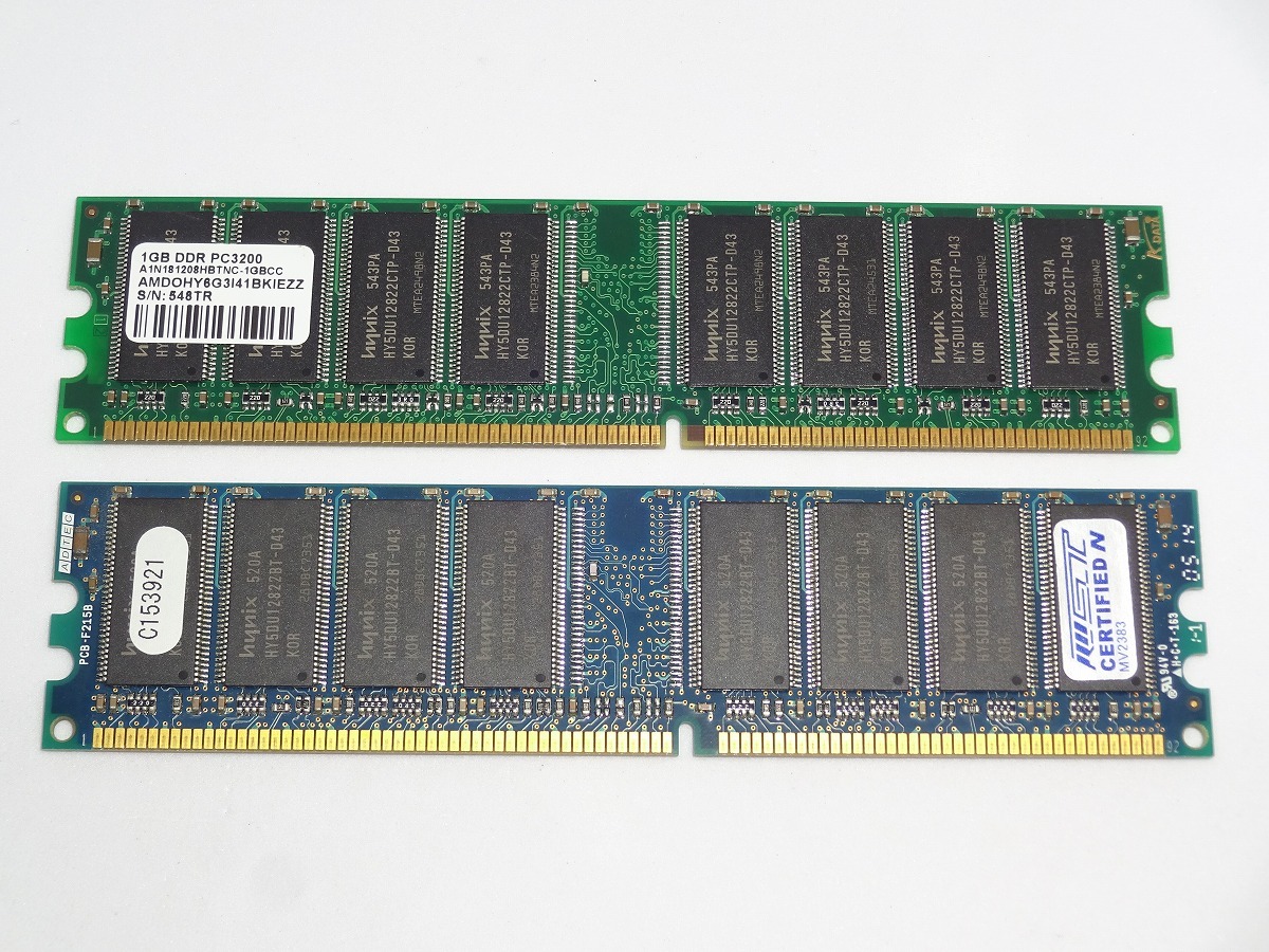 2025年最新】Yahoo!オークション -ddr 400 cl3(メモリ)の中古品