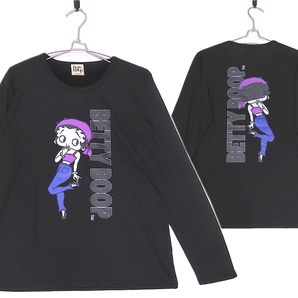 即決■★Betty Boop / ベティ・ブープ★■ロンT Lady's / SIZE=L